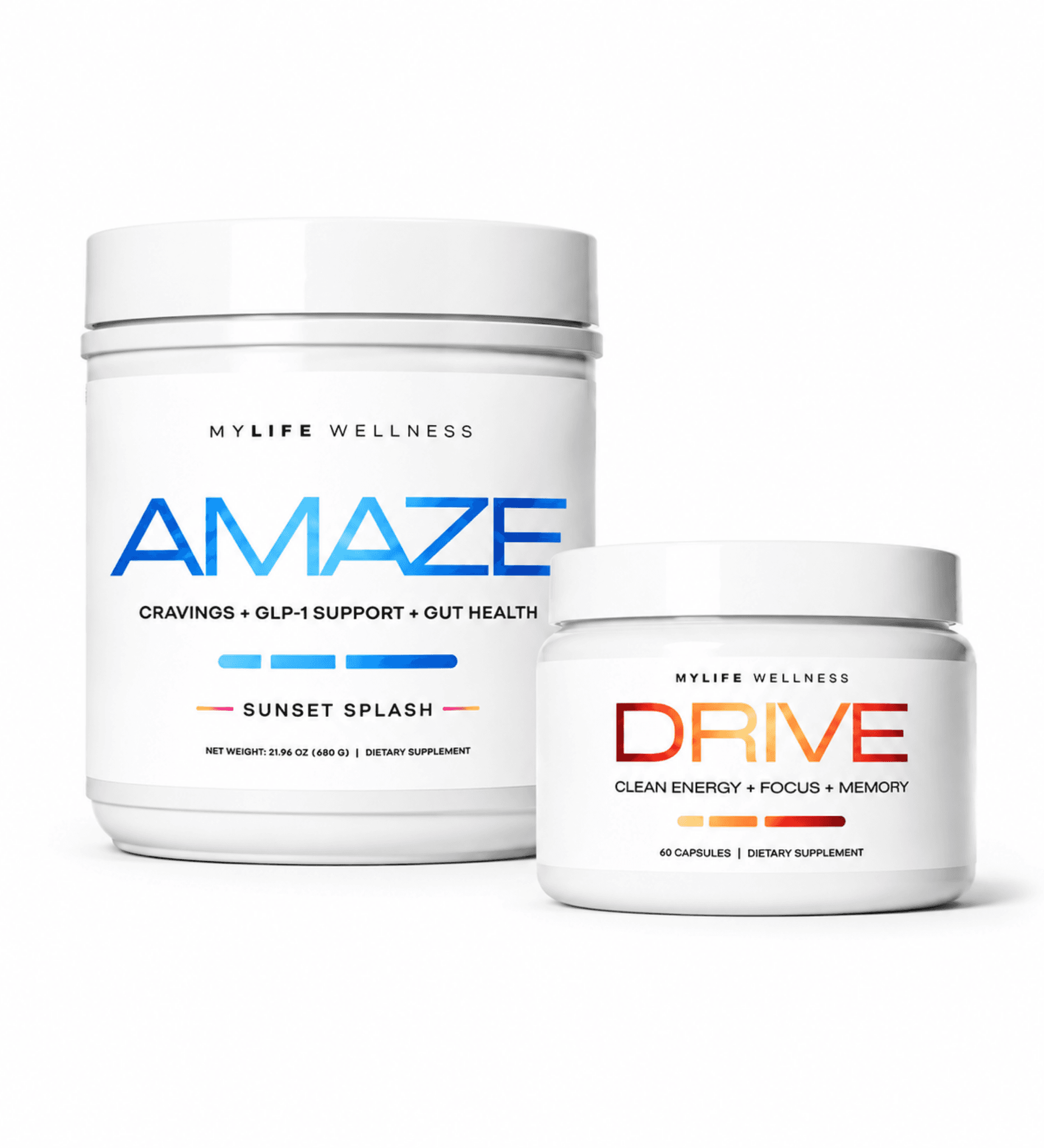 AMAZE + DRIVE CRAVINGS + GLP-1 SUPPORT + ENERGY + FOCUS