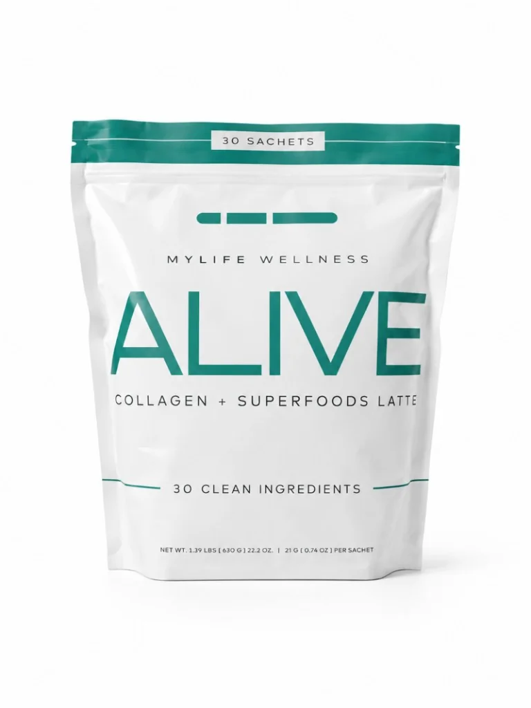 Alive collagen superfood latte
